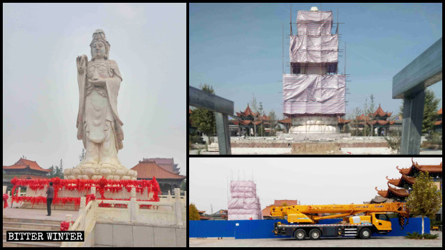 In ottobre l’amministrazione locale ha ordinato la demolizione della statua della Guanyin