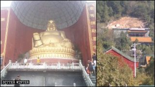 Statue buddhiste rimosse perché «troppo alte»