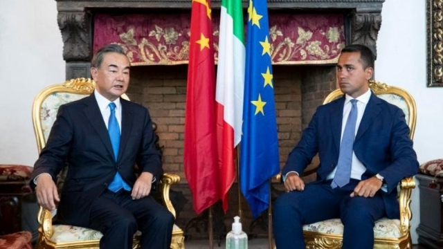 incontro fra i ministri degli Esteri di Cina e Italia a Roma