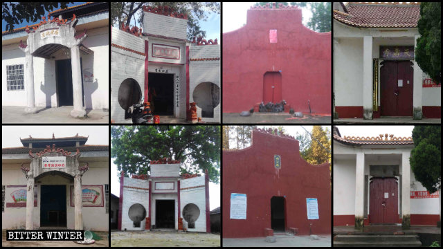 Numerosi templi della contea di Jianli