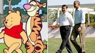 L’immagine del 2013, oramai virale, che paragona Xi e Obama a Winnie e Tigro