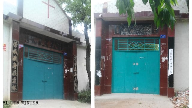 La chiesa nel villaggio di Guanliu è stata trasformata in un centro ricreativo per anziani