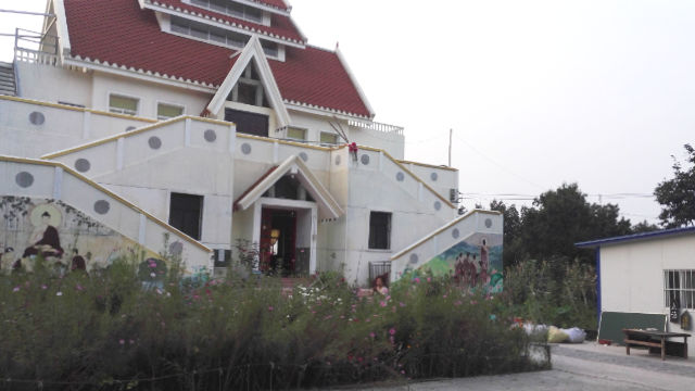 Il tempio del Buddha di giada prima della demolizione
