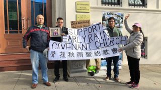 All’estero i cristiani appoggiano la Early Rain Covennat Church (screenshot preso dall'account Twitter del pastore Li Yi')