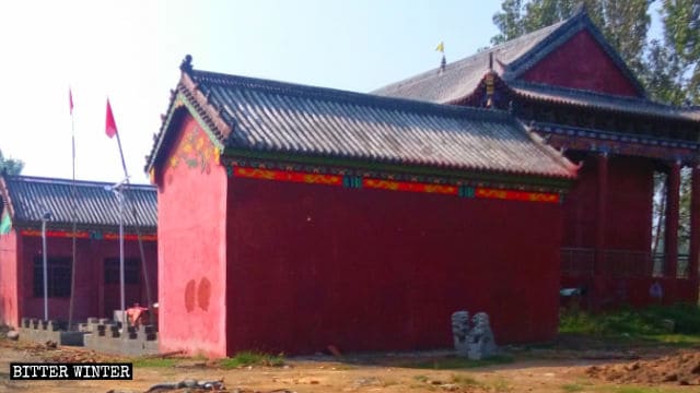 L'aspetto originale del tempio taoista di Hongshan