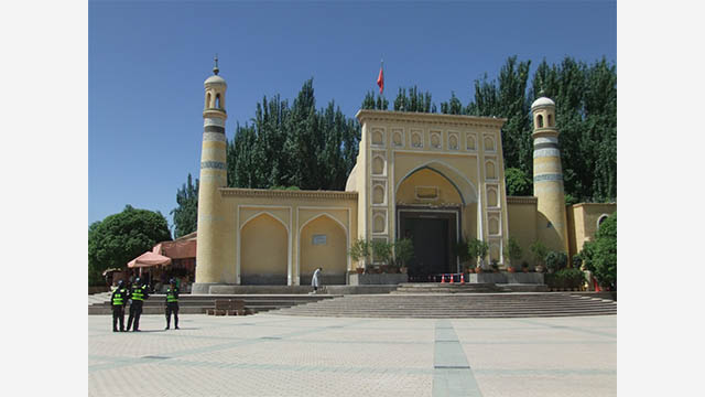 Kashgar 2018, preghiera del venerdì. Nessuno partecipa per paura di essere mandato alla rieducazione