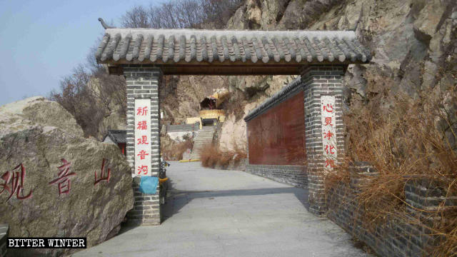 L'antico tempio Guanyin'gou, nella contea di Xiuyan