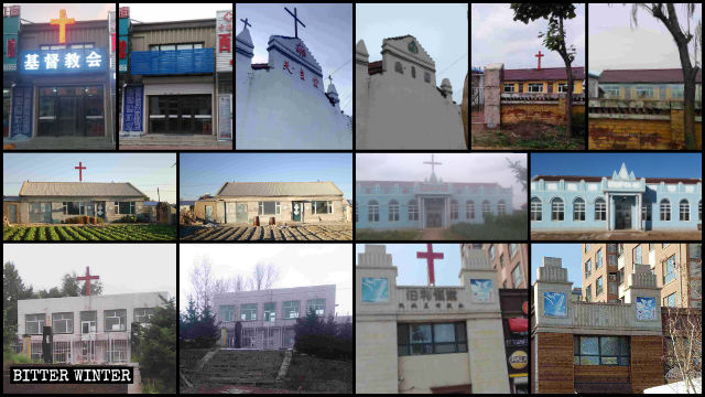 Le croci sono state smantellate da oltre cento sale per riunioni cristiane nella provincia dello Jilin