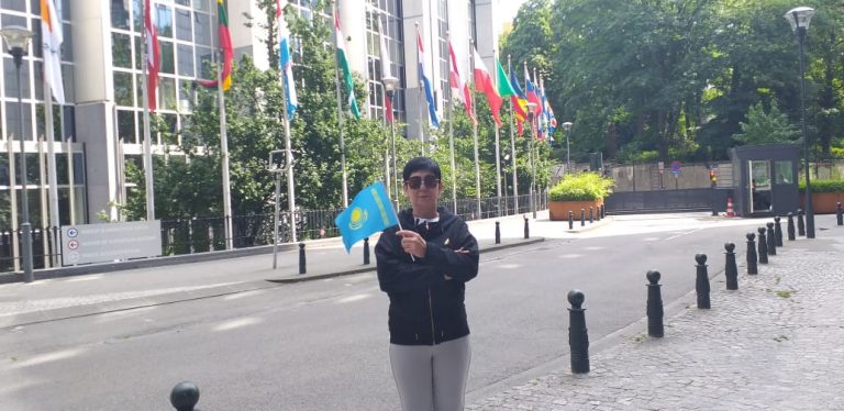 Gaukhar Kurmanaliyeva a Bruxelles