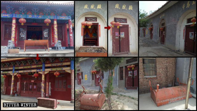 Il Grande tempio Fenghuangding è stato chiuso il 13 maggio