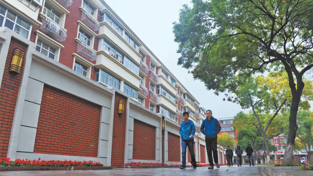 Una zona residenziale di Urumqi
