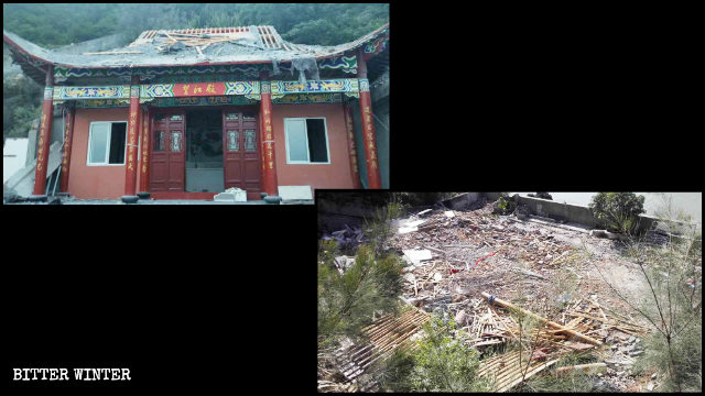 Tempio taoista nella città di Yuhuan demolito il 19 luglio