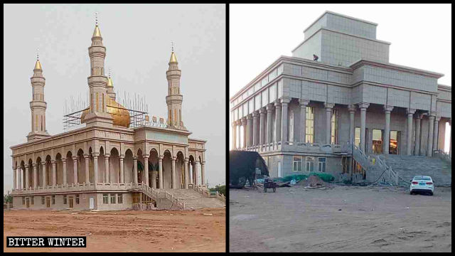 La moschea nella contea di Dingbian