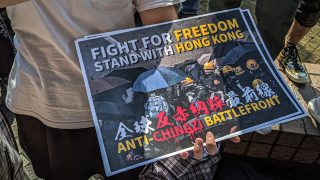 «Lotta per la libertà, sostieni Hong Kong»