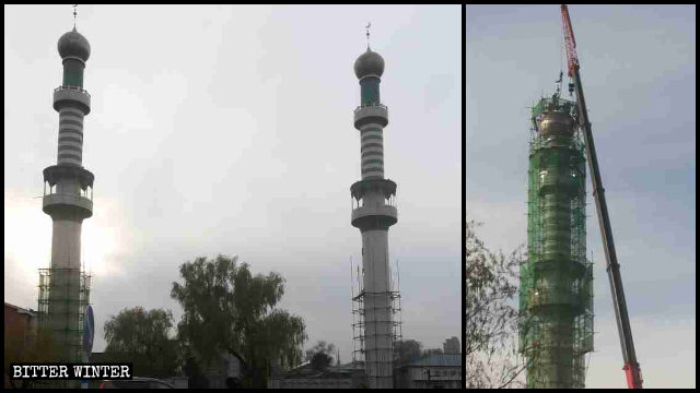 La demolizione dei minareti
