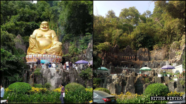 La statua di Maitreya a Dongguan è stata rimossa in luglio
