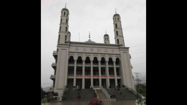 La moschea di Haishiwan a Lanzhou
