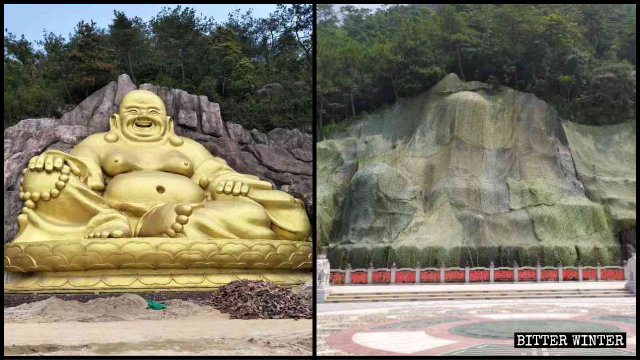 La statua di Maitreya