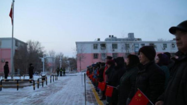 Una comunità residenziale nello Xinjiang
