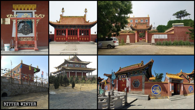 L’aspetto originario del tempio Fuyun